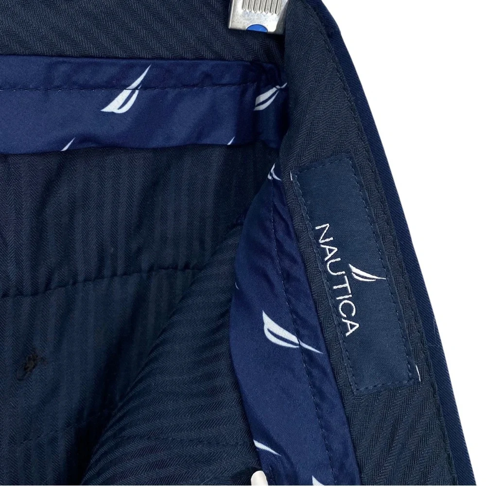 Nautica Men’s Navy Blue Trouser Pants Size 30 x 30